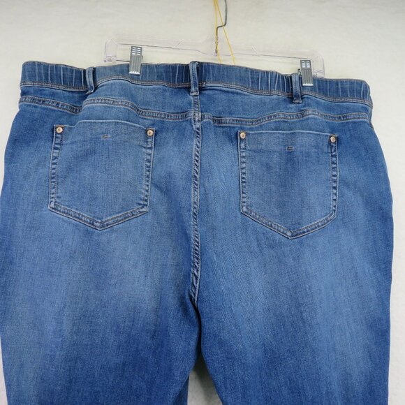 J Jill Jeans Size 24 Regular Slim Ankle‎ Iconic Medium Wash Cotton Stretch - Picture 4 of 13